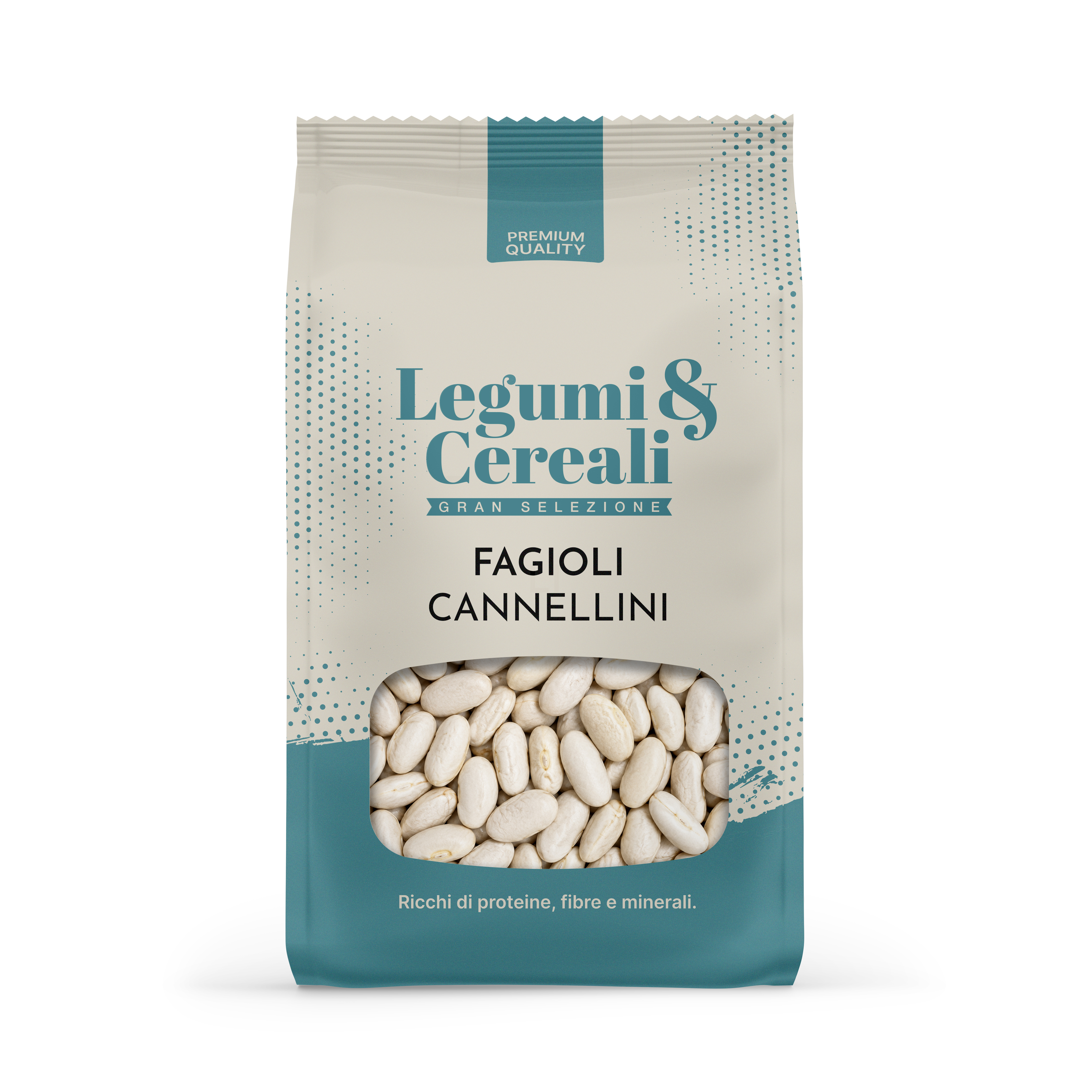 Fagioli Cannellini secchi — FAGIOLI CANNELLINI - BUSTA G.500
