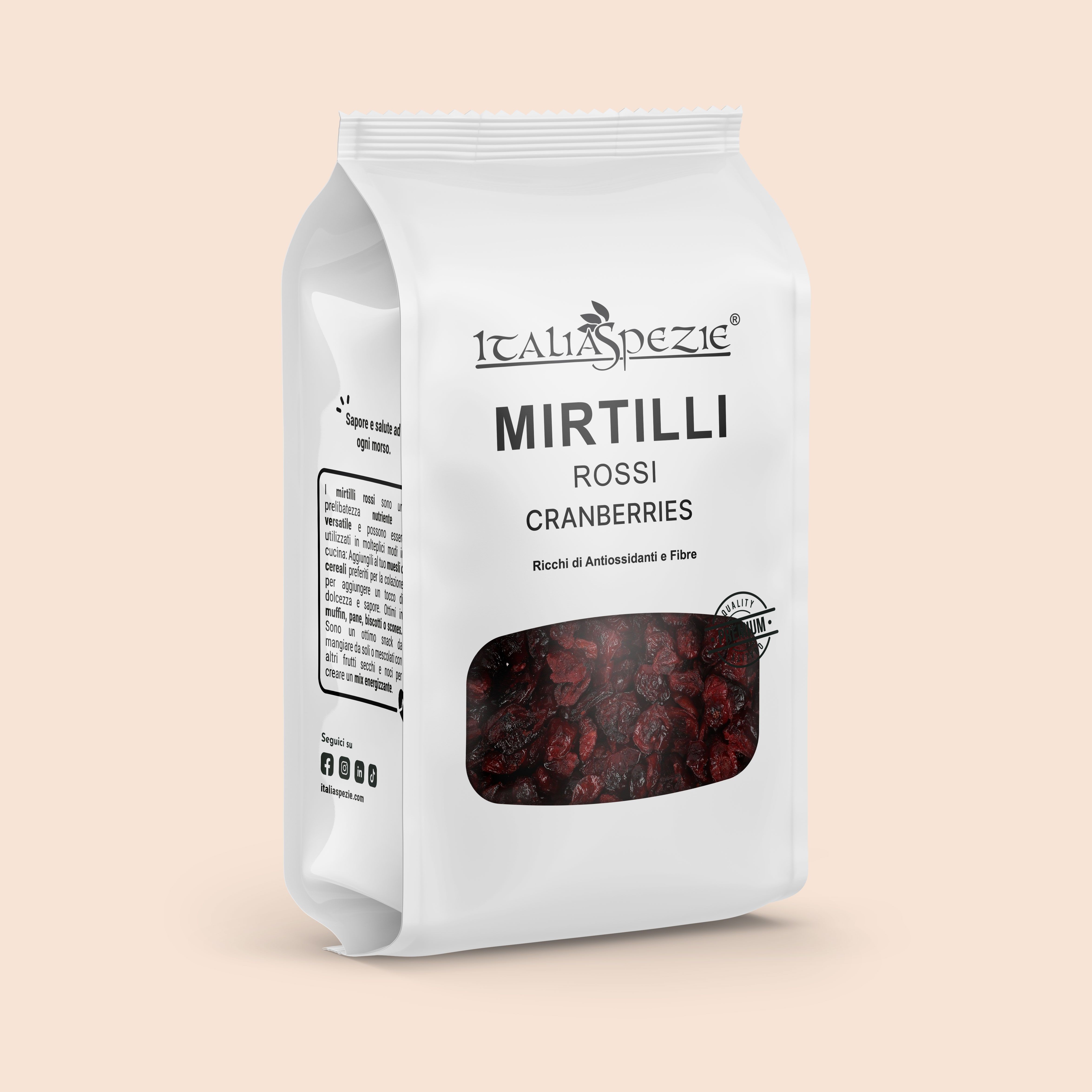 Mirtilli rossi disidratati - Cranberries