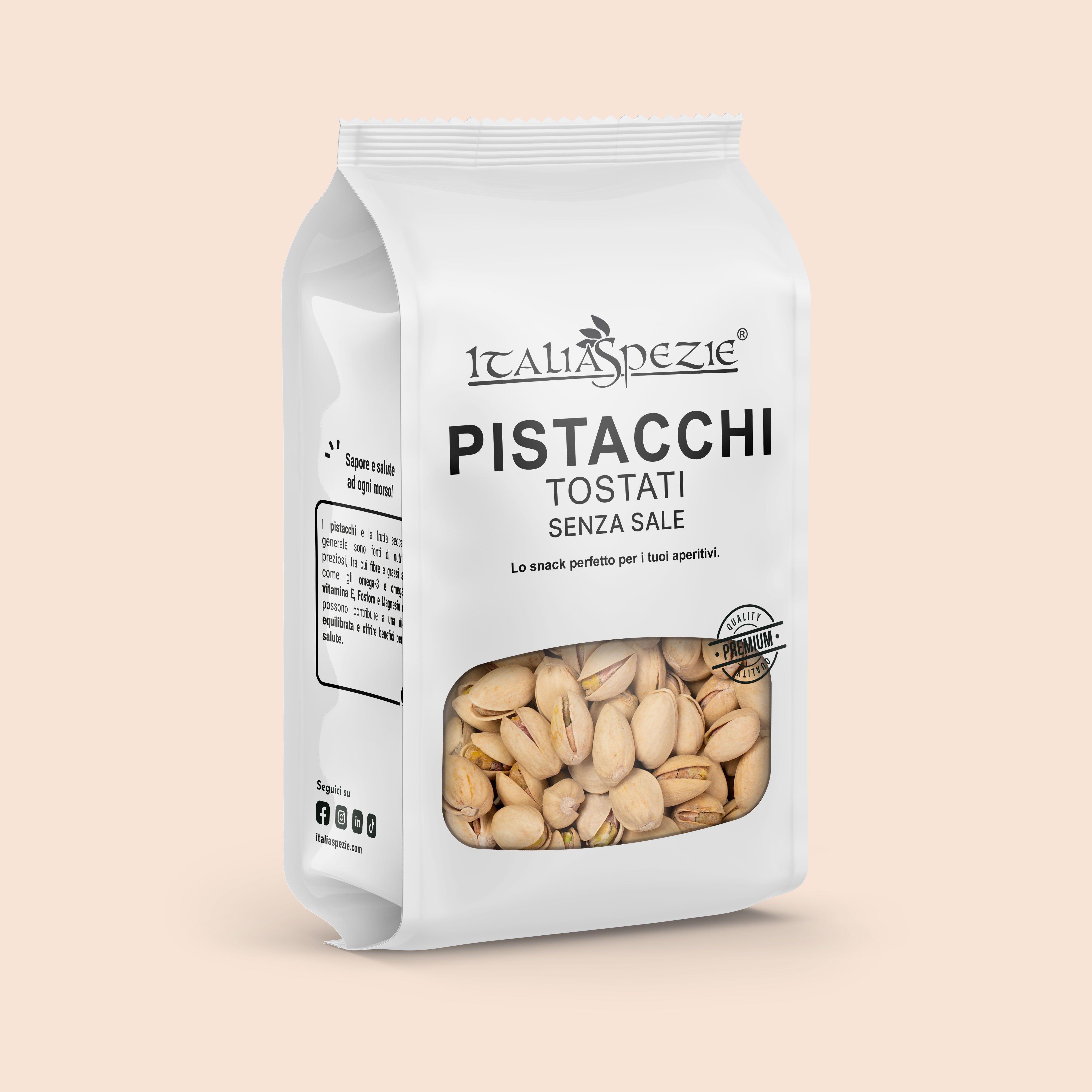 Pistacchi in Guscio Tostati - Senza Sale — 500 g